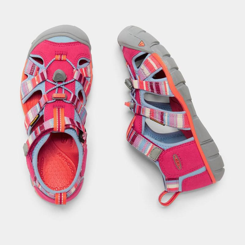 Keen Seacamp II Cnx Kids Sandals Light Rose NZ Sale (7082-HVUAL)